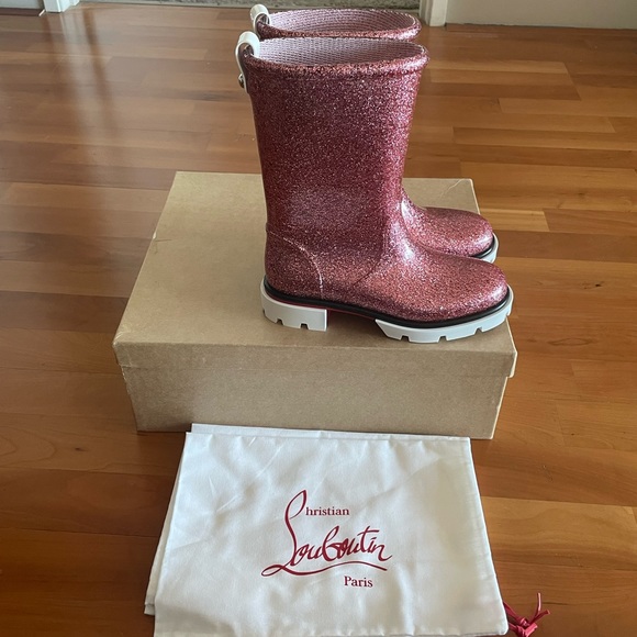 SOLD Christian Louboutin Toy Pluie Rubber Girls Boot - US 4 Kids - Picture 5 of 12